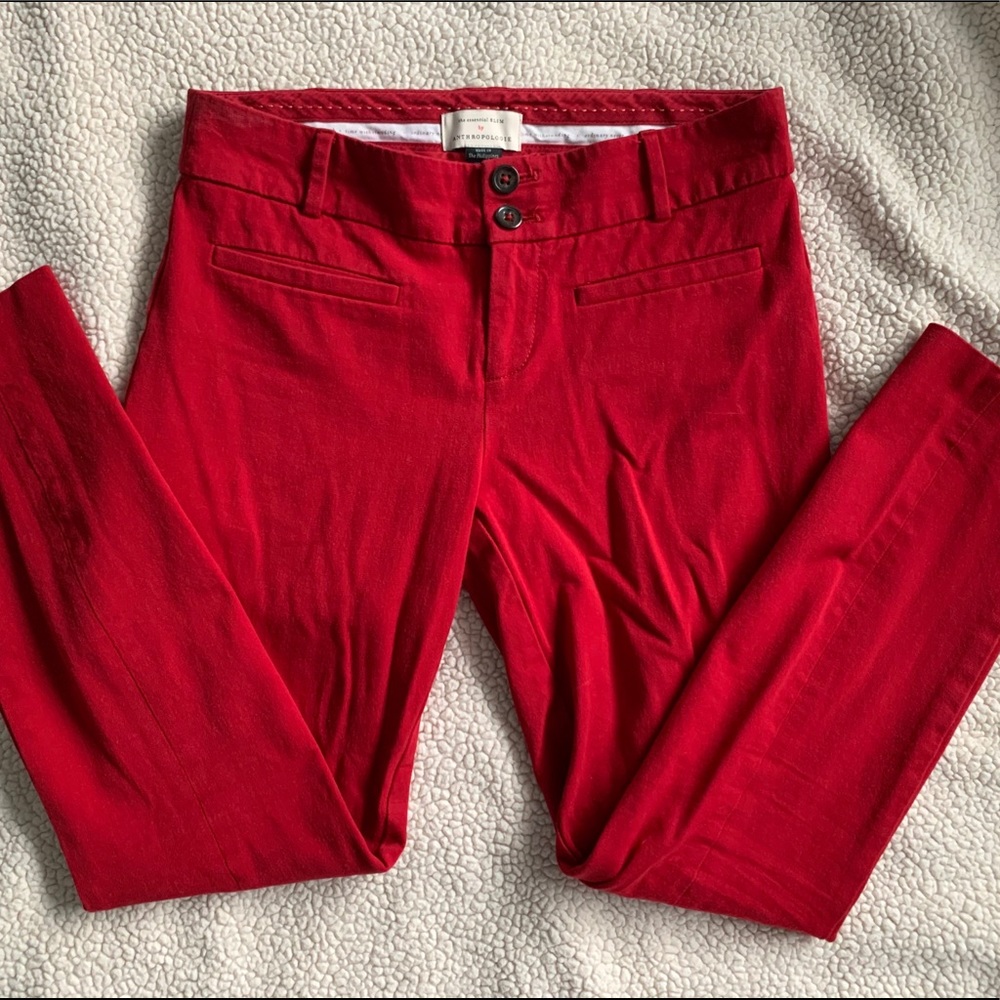 Anthropologie The Essential Slim Pants Size 2